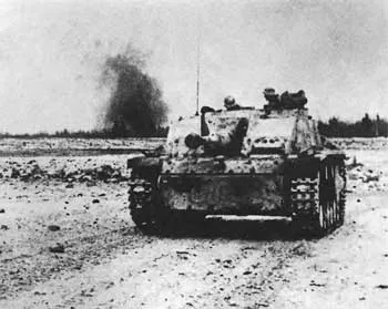 Штурмовое орудие Stug III из "Лейбштандарта" под Харьковом весной 1943 года.