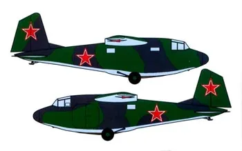 Планер Г-11 в раскраске обр. 1944-1945 гг.