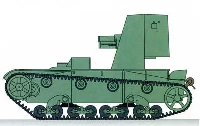 СУ-Т-26 - 76-мм самоходная установка на базе танка Т-26.