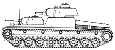 Первый прототип танка Т-100
