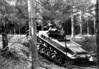 Прототип танка "Леопард" на испытаниях